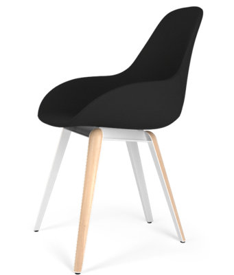 Chaise d'appoint en laine Kanisha