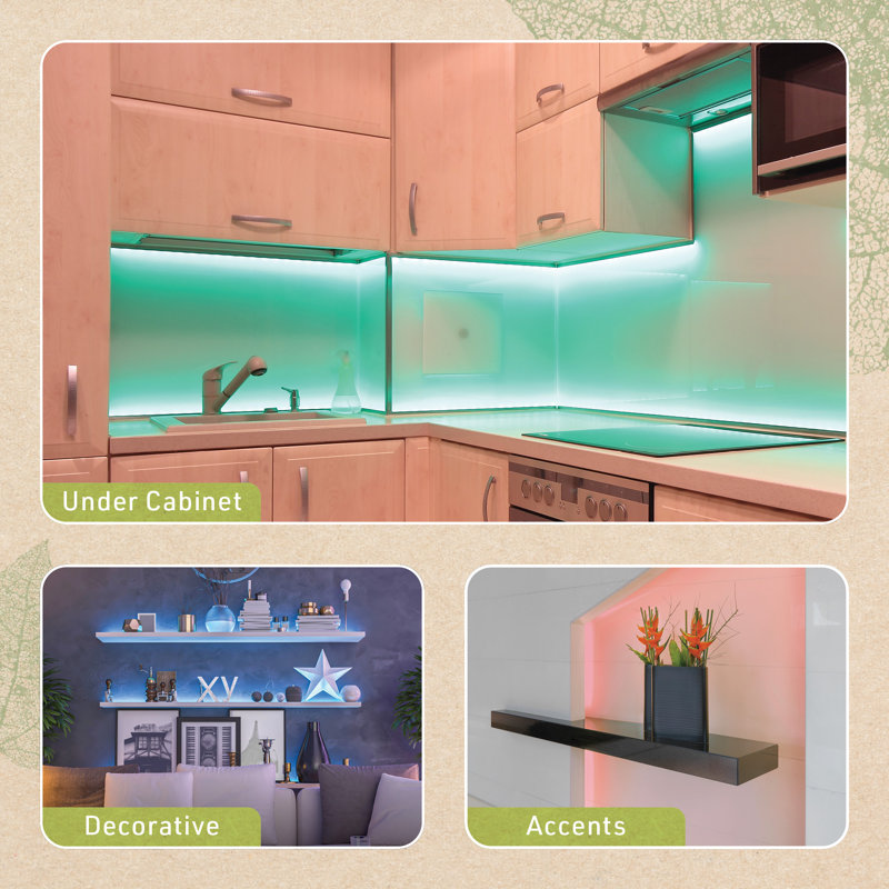 Ensemble de lumières à DEL multicolores avec télécommande