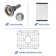 18" L x 16" W Undermount Granite Composite Quartz Kitchen Sink Rectangular Single Bowl Bar Prep Sink