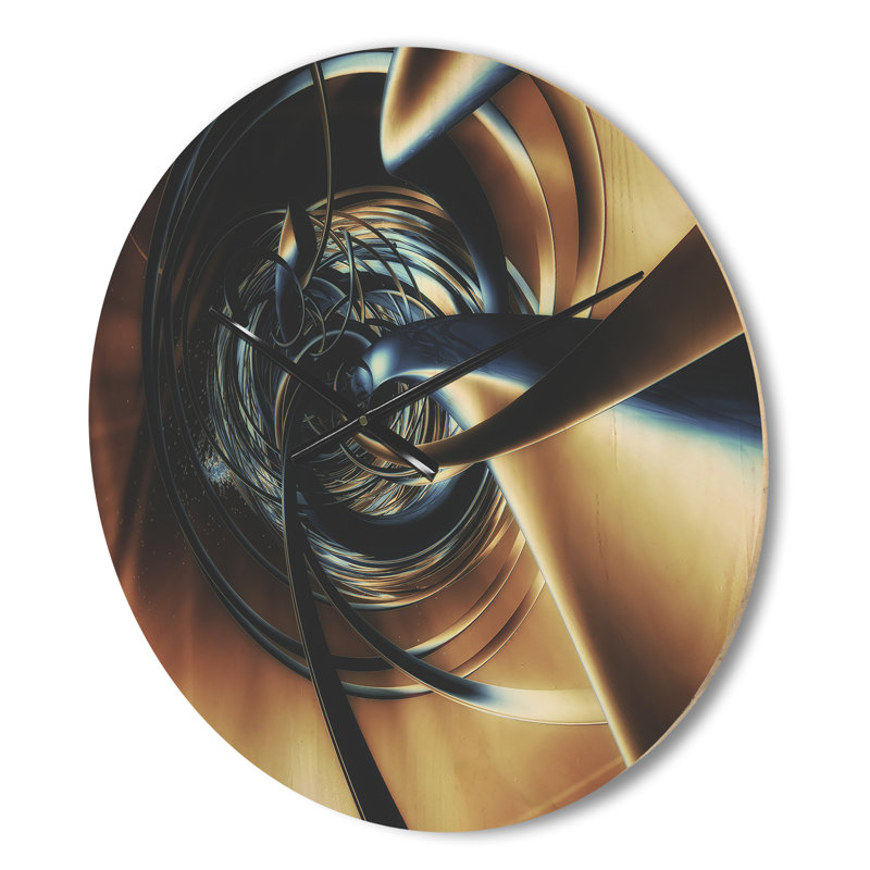 Horloge murale Fractal, Moyen