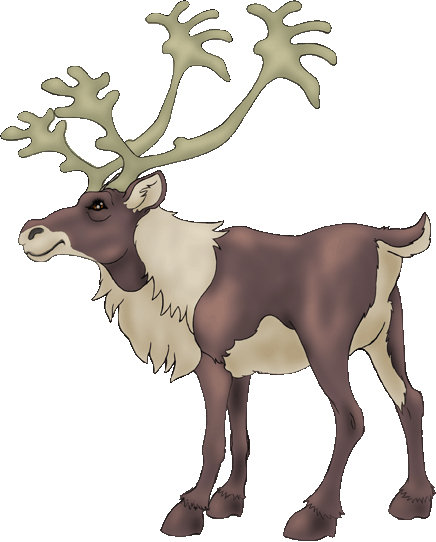Adhésif décoratif caribou, H 48 po x l 38,5 po