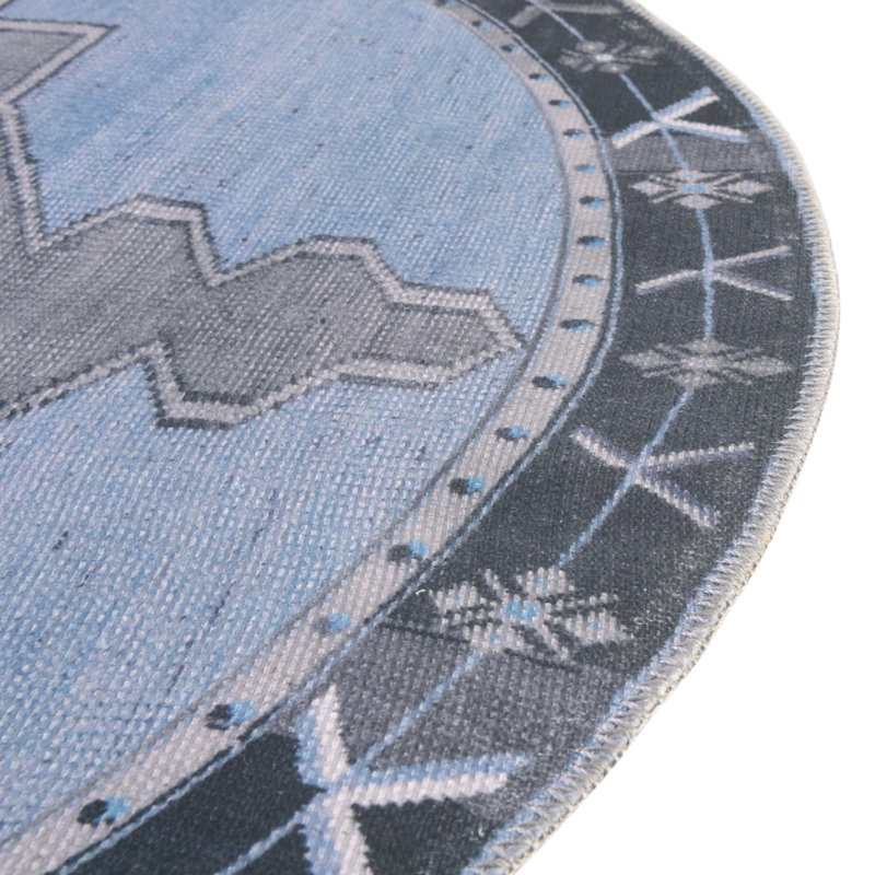 Oppie Oriental Indoor Rug, Round 3'6"
