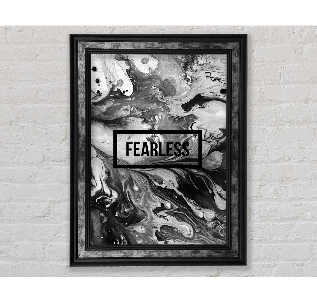 Fearless - Einzelner Bilderrahmen Kunstdrucke