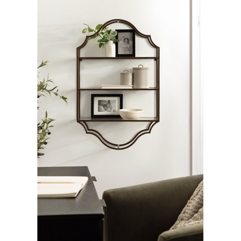 Hoskinson Ornate Tiered Wall Storage Shelf