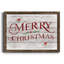 «Merry Christmas», reproduction d'art textuel sur toile-354332563-354332561