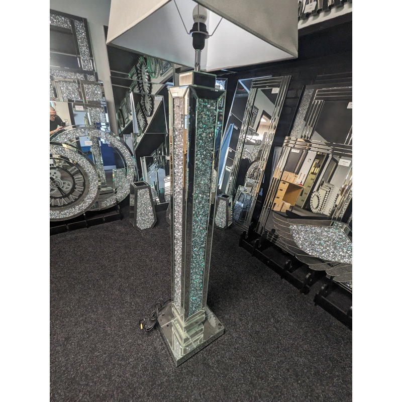 158cm Mirrored Traditional Floor Lamp