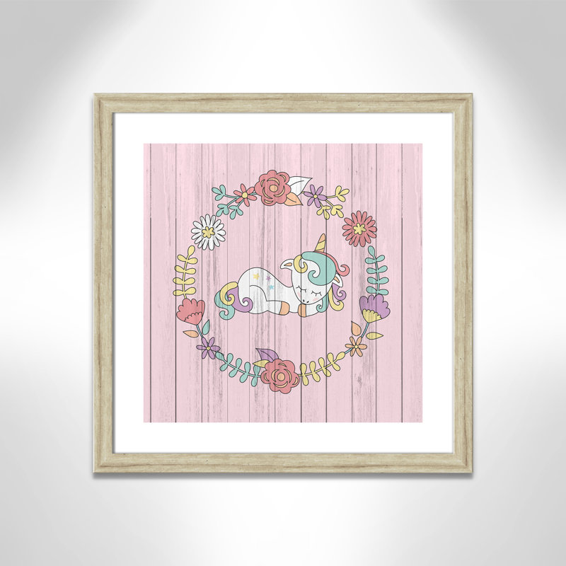 Décoration murale pour enfants, H 24,5 po x l 24,5 po x P 0,63 po, Encadré de boîte blanc