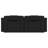vidaXL Headboard Cushion Viana Black 137 cm Faux Leather