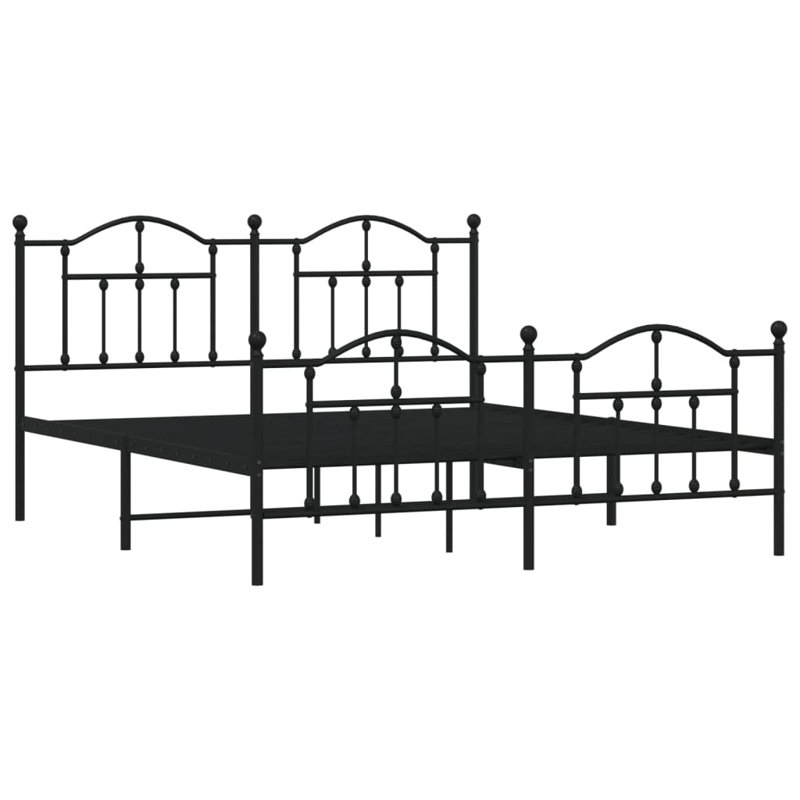 Aquinas Bed, Black, Super King (6')