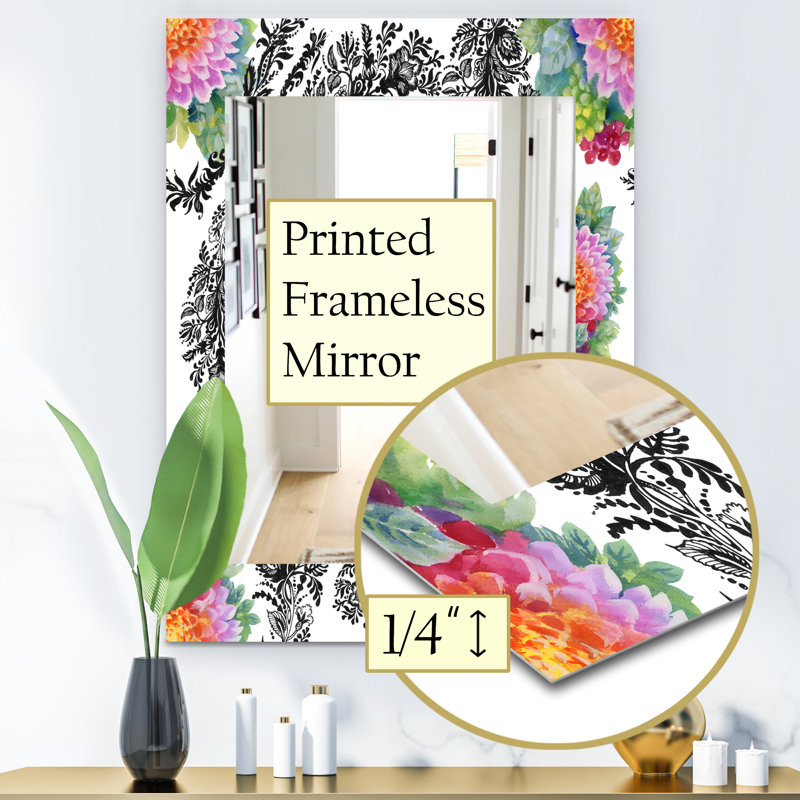 Miroir mural traditionnel Blossom 35, H 24 po x l 32 po