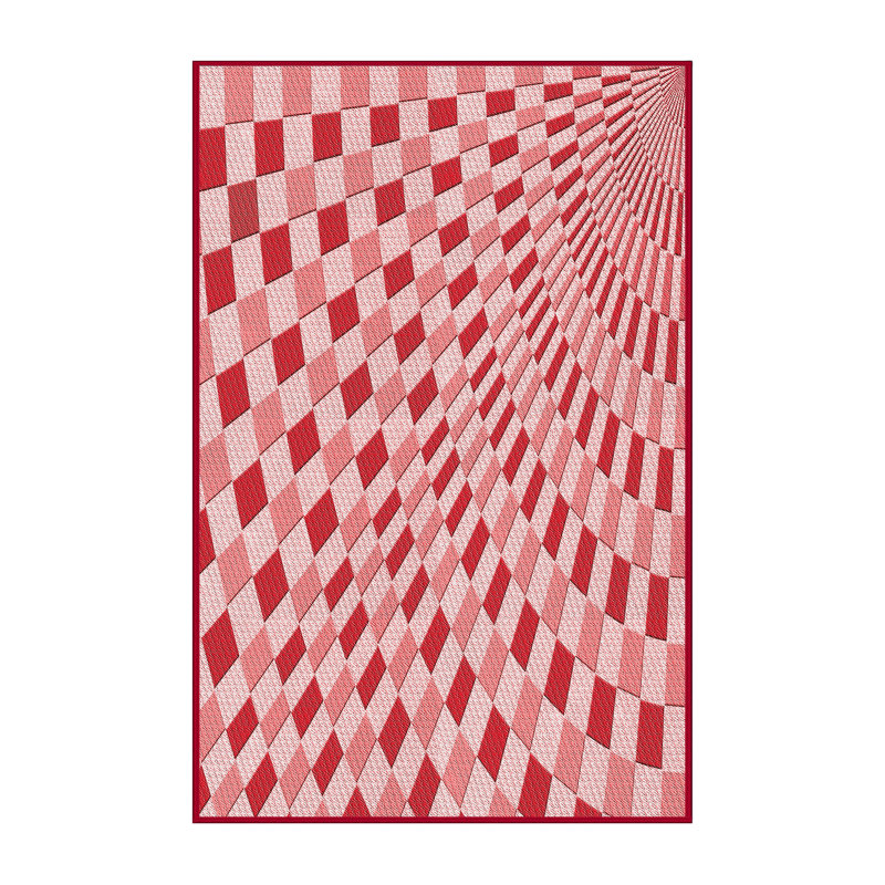 Geometric Indoor Rug, Rectangle 8' x 12'