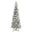 Arbre de Noël artificiel pin enneigé 7,5 pi avec des branches réalistes et 668 pointes
