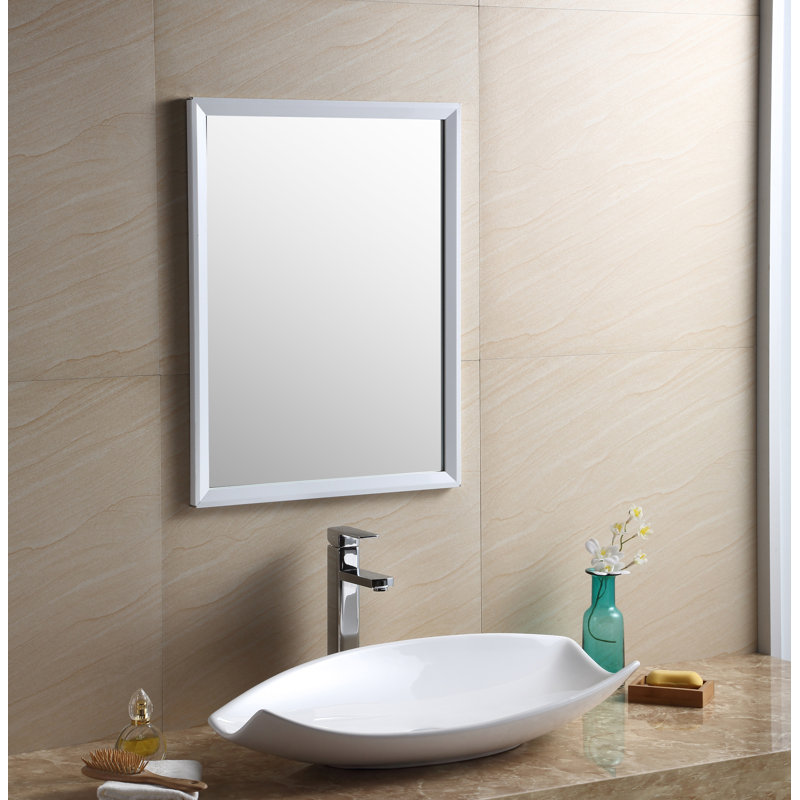 Modern Vitreous China Vessel Bathroom Sink, White