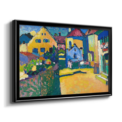 Murnau, maisons dans l'Obigore - Wassily Kandinsky - Toile tendue avec châssis, 1908