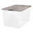 Stack and Pull Plastic Storage Bin