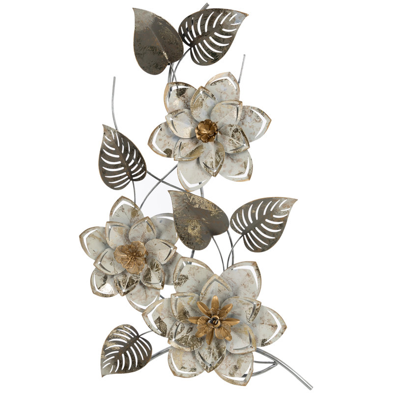 Traditional Plants & Flowers Wall Decor on Metal