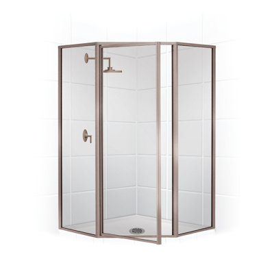 Legend Neo-Angle Series 62" x 70" Hinged Shower Door