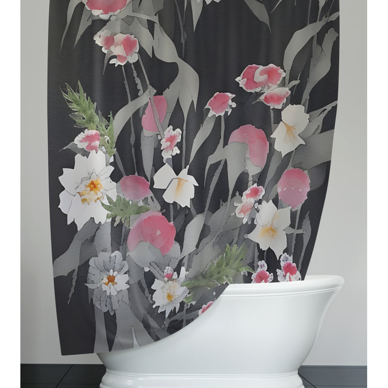 Rideau de douche Ebenier, H 83 po x l 70 po
