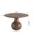 Farmhouse Round Dining Table Zen-style For 4/6/8-136587418