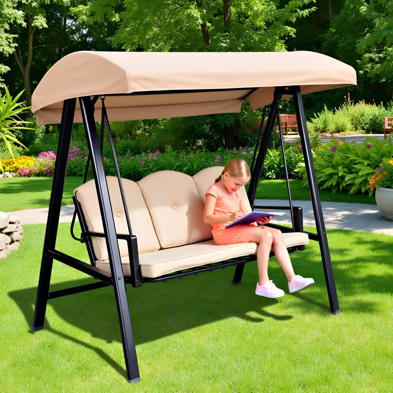 Auvent de remplacement APEX GARDEN pour modèle # GSS00132D Balançoire de patio 3 places Cunningham