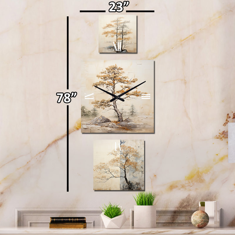 Mable Metal Wall Clock