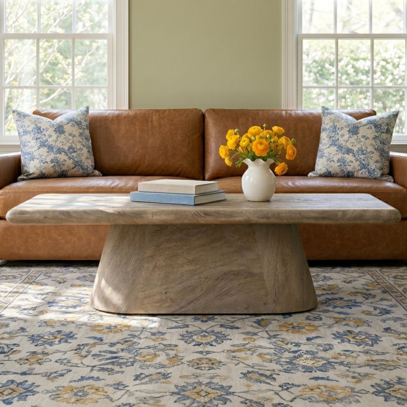 Brie Solid Wood Single Coffee Table