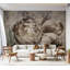 Adhésif mural floral pelez et collez - bouquet industriel-105644703