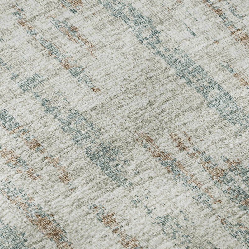 Premium Machine Washable Tiream Ivory Rug, Rectangle 5' x 7'6"