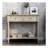 Daisy Series Console Table Traditional Design With Two Drawers And Bottom Shelf (Retro Grey)