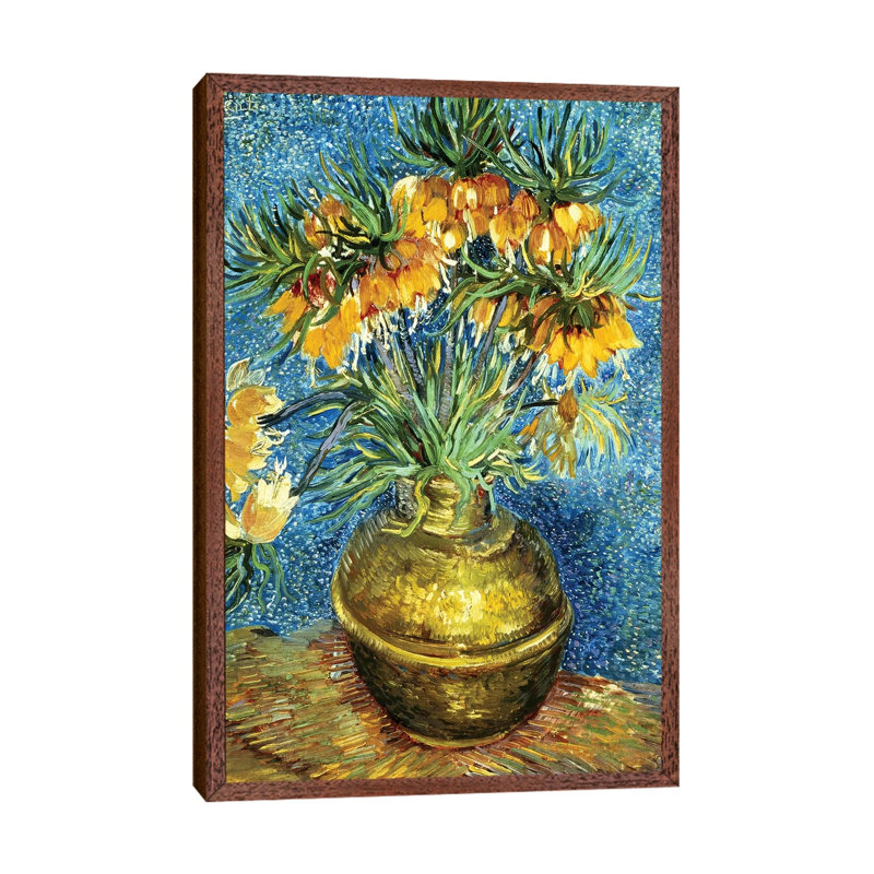 1 Piece Wall Art on Canvas, 66.04 cm H x 45.72 cm W, Brown Framed