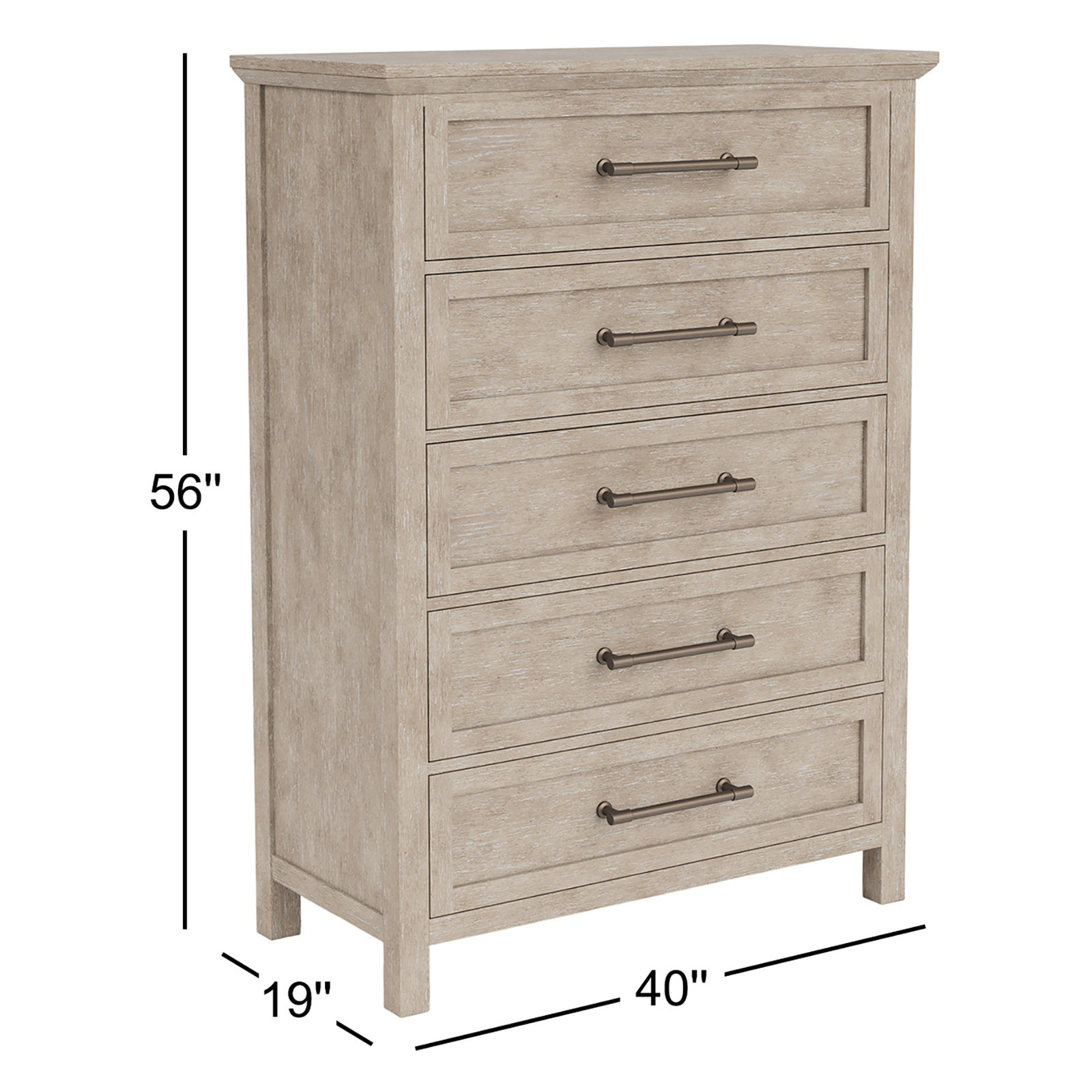 Walter 5-Drawer Chest