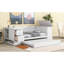 Daybed With Storage Arms,Trundle And Charging Station-1312322167