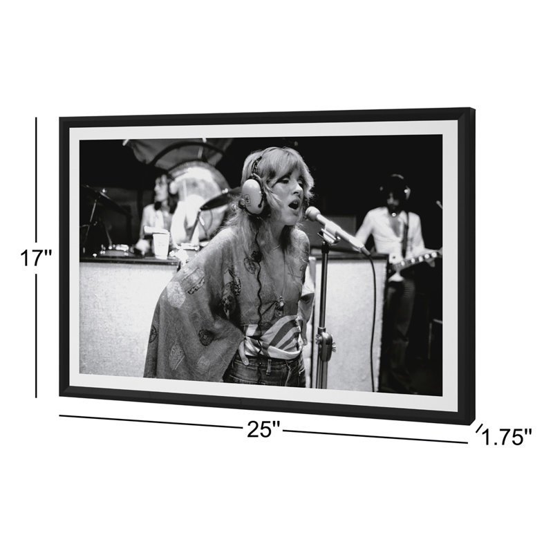 Stevie Nicks & Fleetwood Mac Print by Fin Costello