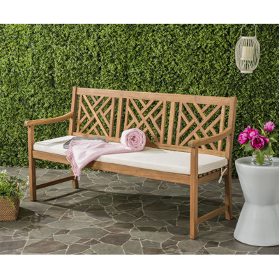 Stanwich Wooden Garden Bench by Alcott Hill