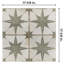 Carreau de céramique à motifs pour mur et plancher de 18 po x 18 po Kings-43752288