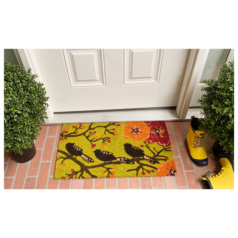 Peggie Non-Slip Outdoor Doormat, Rectangle 1'5'' x 2'5''