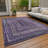 Machine Washable Indoor/Outdoor Xhevrie ACN1725 Purple Rug-2110718607