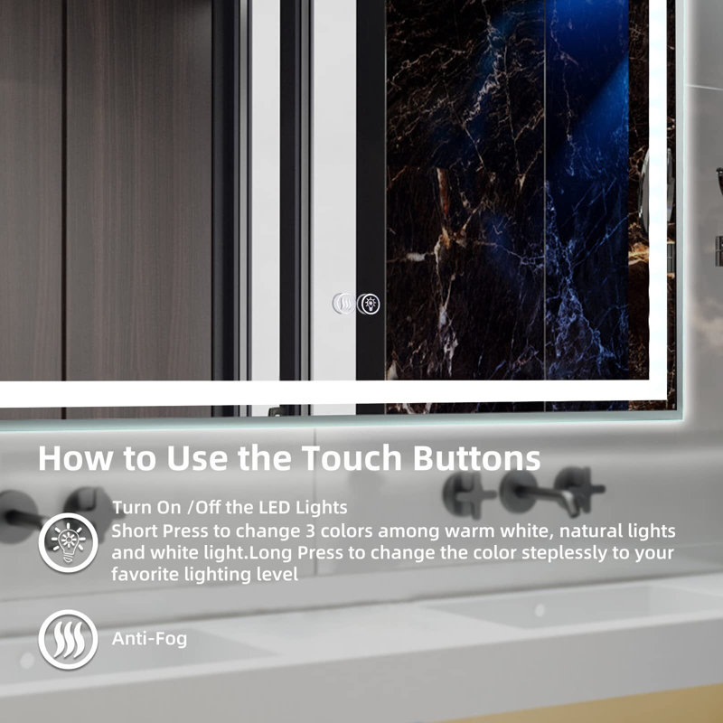 Gulesta Rectangle Wall Mirror, 24" x 40"