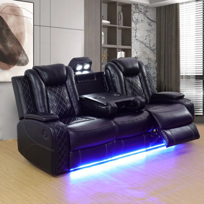 Carri Faux Leather Recliner