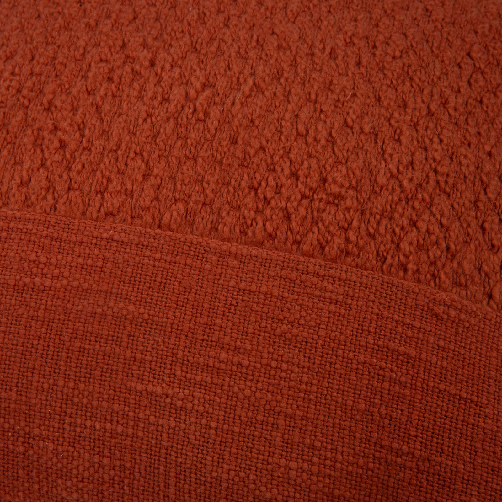 Colombe Flanged Cotton Throw Pillow, Red
