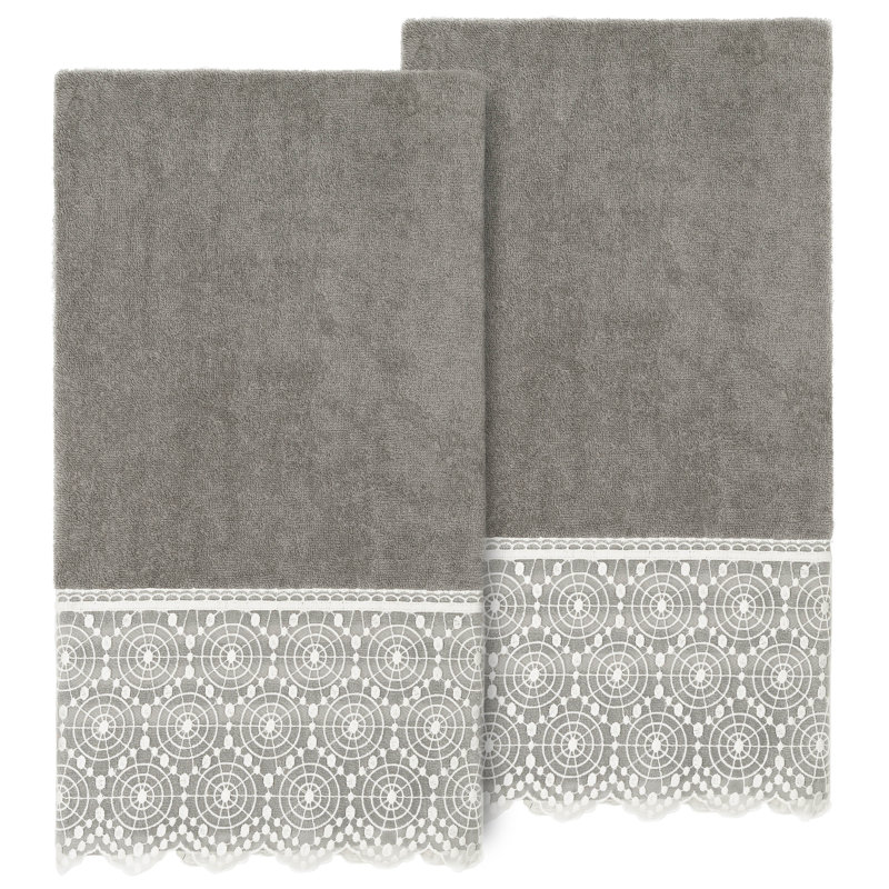 Midweight Bath Towel, Dark Gray