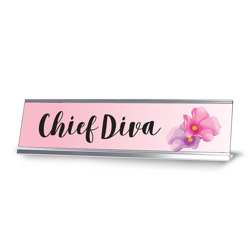 Enseigne de bureau Chief Diva
