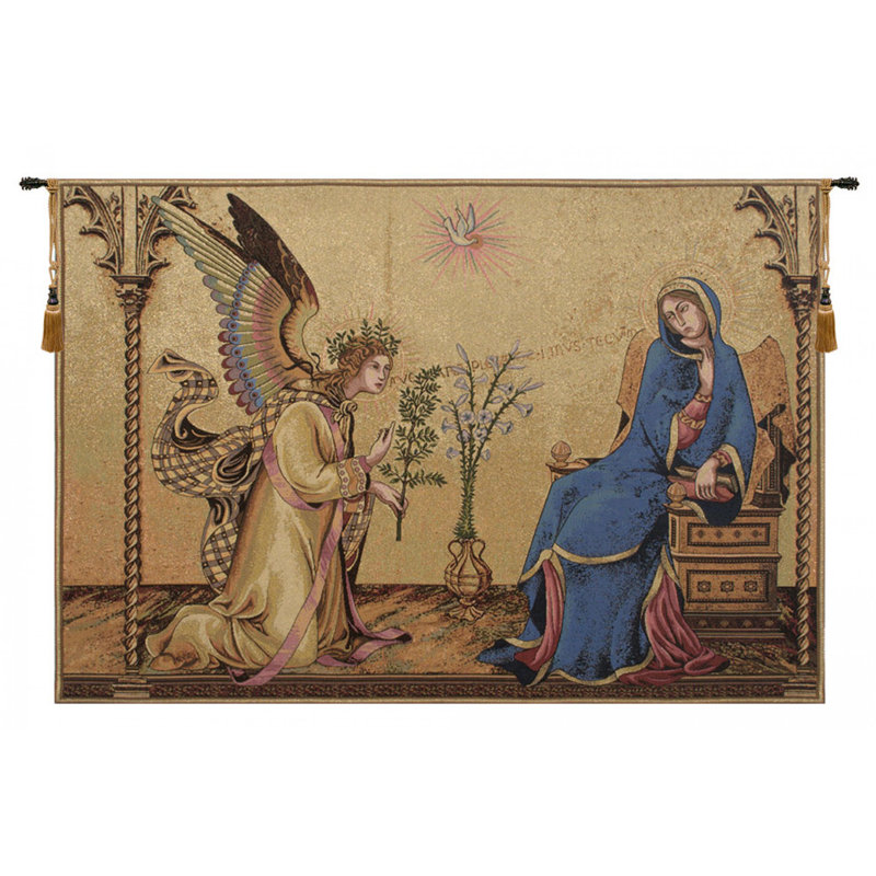 Italian Loom Woven Cotton Blend Wall Hanging