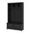 4-In-1 Hall Tree With Bench, Modern Versatile Multiple Storage Space With 6 Golden Hooks, 2 Drawers-8629712