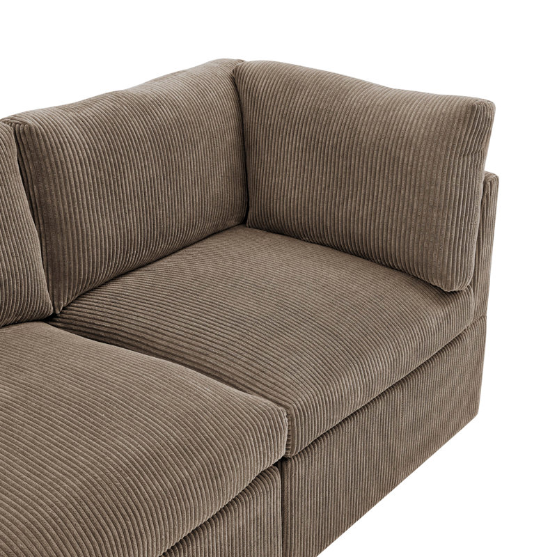 Causeuse Faymill, Marron foncé