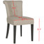 Chaise d'appoint capitonnée Ring-14829099