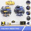 4 Layer Power Tool Organizer, Heavy Duty Wall Mount Power Tool Organizer with 4 Slots for Garage Shed