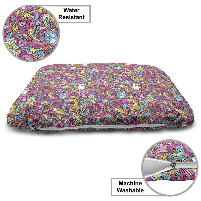 Multicolore avec lit amovible Ambesonne Groovy