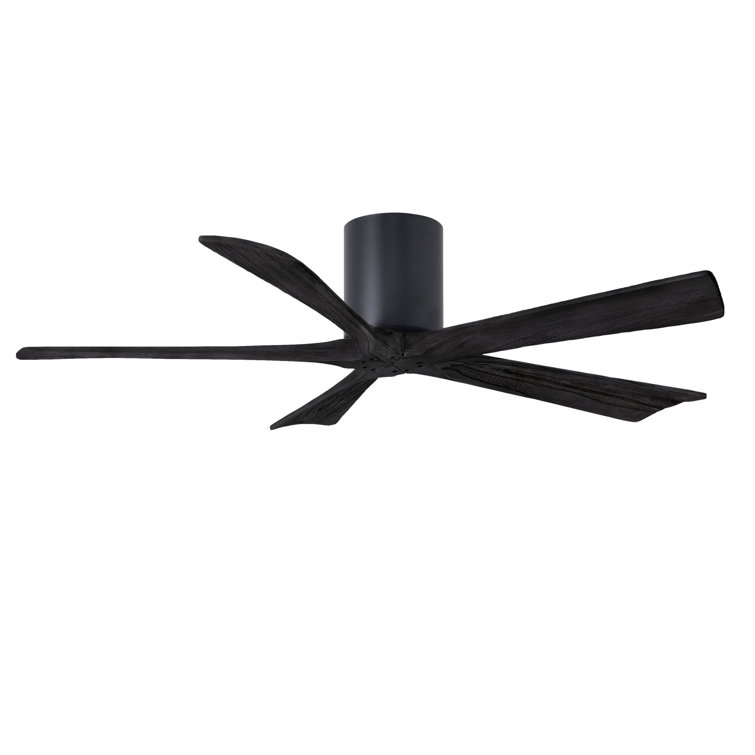 60" Irene 5-Blade Hugger Ceiling Fan with Wall Remote