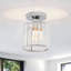 Crystal Semi Flush Mount
